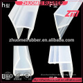 clear glass door trim silicone rubber seal strip